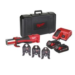  Force Logic Presswerkzeuge Milwaukee Bürstenloses Akku-Presswerkzeug M18 BLHPT-202C V-SET, 2 Akkus, Transportkoffer 12443098