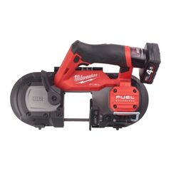  Sägen und Trennen Bandsägen Milwaukee kompakte Akku-Bandsäge mit 64 mm Schnittkapazität M12 FBS64-402C, 2 Akkus, Transportkoffer 12443073