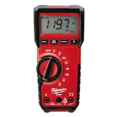  Elektrotester Milwaukee Digital-Multimeter 2216-40, 2 Akkus, im Karton 12443170
