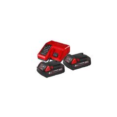 Akkus und Ladegeräte Kits Milwaukee NRG Pack 18 V M18 NRG-202, 2 Akkus, im Karton 12443200