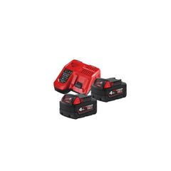  Akkus und Ladegeräte Kits Milwaukee NRG Pack 18 V M18 NRG-402, 2 Akkus, im Karton 12443199