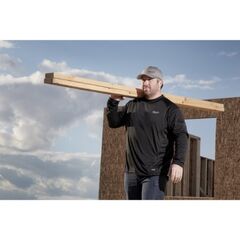  Thermo-Jacken und Pullover Milwaukee beheizbares Thermo Langarmfunktionsshirt USB L4 HBLB incl. Akku, Gr. L schwarz 12443330