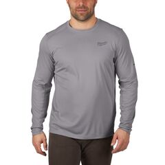  Funktions-T-Shirts Milwaukee Funktionsshirt langarm, WWLSG Gr. M grau 12443272