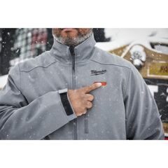  Thermo-Jacken und Pullover Milwaukee Akku-Thermo-Jacke M12HJGREY5-0 ohne Akku Gr. XL grau 12443295