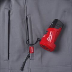  Thermo-Jacken und Pullover Milwaukee Akku-Thermo-Jacke M12HJGREY5-0 ohne Akku Gr. XL grau 12443295