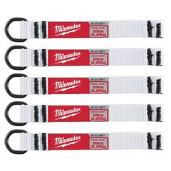  Werkzeugsicherungen Milwaukee Sicherungsband D-Ring bis 2,25 kg (5 Stk.) 12443475