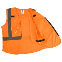  Warnschutzwesten Milwaukee Warnschutzweste, Gr. L-XL orange 12443453