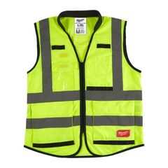  Warnschutzwesten Milwaukee Premium Warnschutzweste, Gr. L-XL gelb 12443444