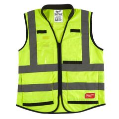  Warnschutzwesten Milwaukee Premium Warnschutzweste, Gr. 2XL-3XL gelb 12443445