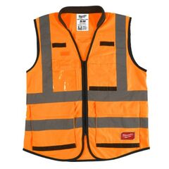  Warnschutzwesten Milwaukee Premium Warnschutzweste, Gr. S-M orange 12443446