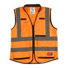  Warnschutzwesten Milwaukee Premium Warnschutzweste, Gr. L-XL orange 12443447