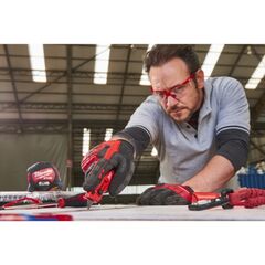  Persönliche Schutzausrüstung Arbeitshandschuhe Milwaukee Arbeitshandschuh schlagfest, Gr. 10 schwarz-rot 12443617