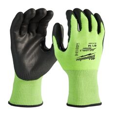  Persönliche Schutzausrüstung Arbeitshandschuhe Milwaukee Schnittschutzhandschuh Touchscreen HI-VIS Klasse 3/C Gr. 8, 144 Paar 12443553