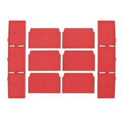  Adapter und Koffereinlagen Milwaukee PACKOUT Trennwände für Koffer, 3 Schubladen 12443404