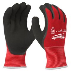  Persönliche Schutzausrüstung Arbeitshandschuhe Milwaukee Kälteschutzhandschuh FLEX Cut Winter Klasse 1/A, Gr. 7 rot-schwarz, 1 Paar 12443568