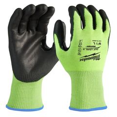  Persönliche Schutzausrüstung Arbeitshandschuhe Milwaukee Schnittschutzhandschuh Touchscreen Klasse 2/B HI-VIS Gr. 7 12443543