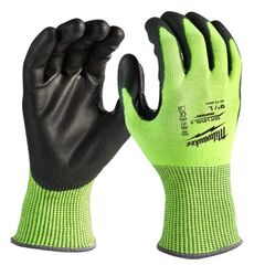  Persönliche Schutzausrüstung Arbeitshandschuhe Milwaukee Schnittschutzhandschuh Touchscreen Klasse 4/D HI-VIS Gr. 8 12443559