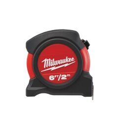  Taschenformat Milwaukee Bandmaß, nicht magnetisch, 2 m / 13 mm (6') 12443885