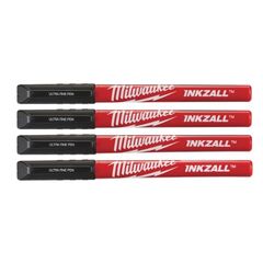  Messen und Markieren Markieren Milwaukee Fineliner schwarz INKZALL, 4 Stk. 12443915