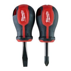  Steckschlüssel und Schraubendreher Schraubendreher Milwaukee Tri-Lobe Schraubendreher Set Stubby/Vergaserschraubendreher, 2-tlg. 12443988