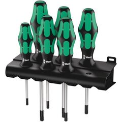 Schraubendreher-Sätze Wera 367/6 TORX Schraubendrehersatz Kraftform Plus TORX + Rack, 6-teilig 12451926