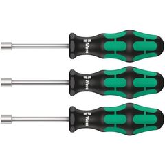  Kraftform Plus – Serie 300 395 HO/3 Sanitär Steckschlüssel-Schraubendrehersatz, Sanitär, 3-teilig 12452314