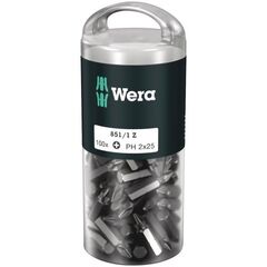  Bits für Phillips-Schrauben 851/1 Z DIY 100 Bits, PH 1 x 25 mm, 100-teilig 12453895