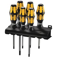  Kraftform Plus – Serie 900 977/6 TORX Schraubendrehersatz Kraftform Wera: Der Schraubmeißel + Rack, 6-teilig 12452367