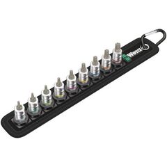  Zyklop Knarren Zubehör, 1/4" Belt A 3 TORX HF Zyklop Bitnuss-Satz TORX, mit Haltefunktion, 1/4"-Antrieb, 9-teilig 12453225