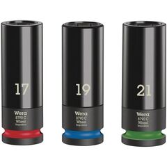  Zyklop Knarren Zubehör, 1/2" Wheel Impaktor C Set 1 Steckschlüsseleinsatz-Satz, 1/2"-Antrieb, 3-teilig 12453361