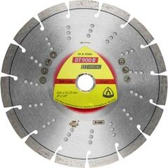  Klingspor Special DT 900 B Diamanttrennscheiben DT 900 B Diamanttrennscheiben 180 x 2,6 x 22,23 mm 11 Segmente 42 x 2,6 x 12 mm Standardverzahnung 12460678