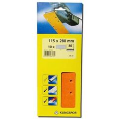  KLINGSPOR Schleifstreifen PL 31 B PL 31 B Streifen 93 x 230 mm Korn 40 ohne Loch SB-verpackt im Reiter 10er Pack 12459644