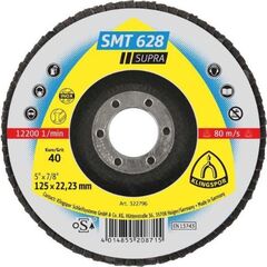  SMT 628 Schleifmopteller Klingspor SMT 628 Schleifmopteller 115 x 22,23 mm Korn 36 gerade 12458040