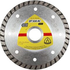  Klingspor weitere DT 500 AC Diamanttrennscheiben, 125 x 1,9 x 22,23 mm 1,9 x 7 mm, geschlossener Rand Turbo 12460869