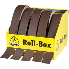  Halter für Schleifpapier-Sparrollen ROLL-BOX GELB 12458350
