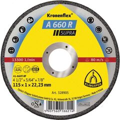  Klingspor A 660 R Trennscheibe A 660 R Trennscheiben 115 x 1 x 22,23 mm gerade 12460999