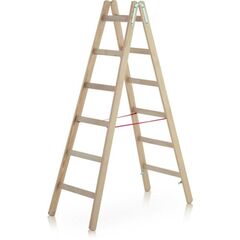  Cresta B - Holz-Stehleiter HOLZ-STEHLEITER Z300 2 X  6 SPR. 40106 12456760