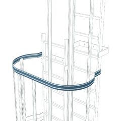  Rückenschutzbügel für versetzte Ausführung Rückenschutzbügel für versetzte Ausführung, Stahl verzinkt 12457168