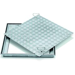  Schachtabdeckungen aus Stahl, verzinkt SCHACHTABDECKUNG-ST  MODELL 47051, Stahl verzinkt, 600 x 600 mm 12457019