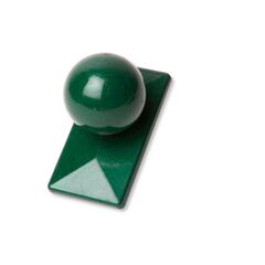 Zubehör RAL 6005 Alu-Kugelkappe RAL 6005 60/40 mit Überstand 12463833
