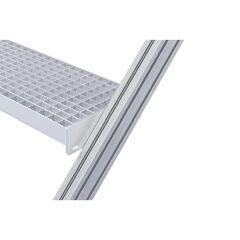  Stationäre Treppen, Überstiege und Podesttreppen Hymer Ortsfeste Treppe ohne Plattform, Treppenneigung 60°, Stufenbreite 1000 mm, 10 Stufen, Standhöhe 2,75 m 12379155