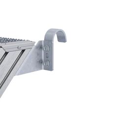  Stationäre Treppen, Überstiege und Podesttreppen Hymer Ortsfeste Treppe ohne Plattform, Treppenneigung 60°, Stufenbreite 1000 mm, 10 Stufen, Standhöhe 2,75 m 12379155