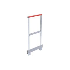  Stationäre Treppen, Überstiege und Podesttreppen Hymer Ortsfeste Treppe mit Plattform , Treppenneigung 60°, Stufenbreite 800 mm, 12 Stufen, Standhöhe 3,50 m 12379181