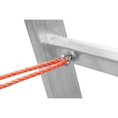  Leitern für spezielle Anwendungen Hymer Obstbaumleiter, zweiteilig, 2x10 Sprossen, Länge eingef. 3,04 m / ausgef. 5,28 m 12378329