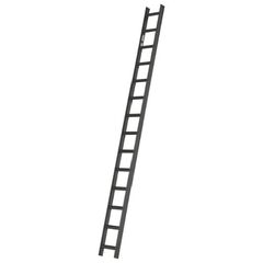  Leitern für spezielle Anwendungen Hymer Dachauflegeleiter aus Aluminium, RAL 8004 ziegelrot beschichtet, 7 Sprossen, Länge 1,95 m 12378311