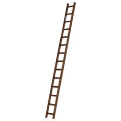  Leitern für spezielle Anwendungen Hymer Dachauflegeleiter aus Aluminium, RAL 8004 ziegelrot beschichtet, 7 Sprossen, Länge 1,95 m 12378311