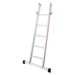  Leitern für spezielle Anwendungen Hymer Glasreinigerleiter, Einzel-Oberteil, 6 Sprossen, Länge 2,30 m 12378320