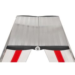  Stufen- und Plattformleitern Hymer Stufenstehleiter beidseitig, Stufenzahl 2×7, Standhöhe max. 1,14 m 12378536