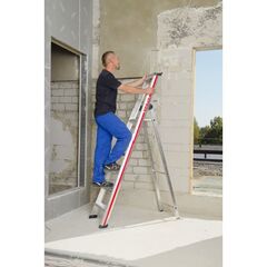  Stufen- und Plattformleitern Hymer Stufenstehleiter mit Plattform, Stufenzahl inkl. Plattform 5, Standhöhe max. 1,14 m 12378599