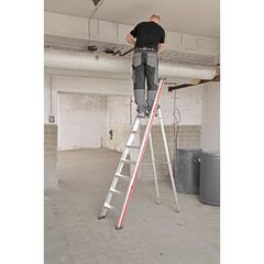  Stufen- und Plattformleitern Hymer Stufenstehleiter mit Plattform, Stufenzahl inkl. Plattform 5, Standhöhe max. 1,14 m 12378599